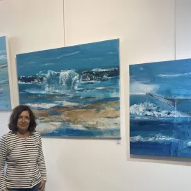 A fleur d'eau - Exposition de Francine Alary_Saint-Denis-d'Oléron